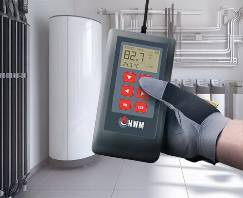 Appareil de mesure pour l'eau de chauffage