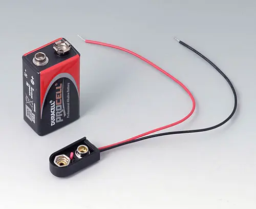 A9156002 Raccord de pile, 1 x 9 V (PP3)