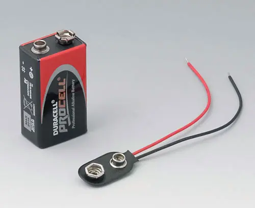 A9160003 Raccords de pile, 1 x 9 V (PP3)