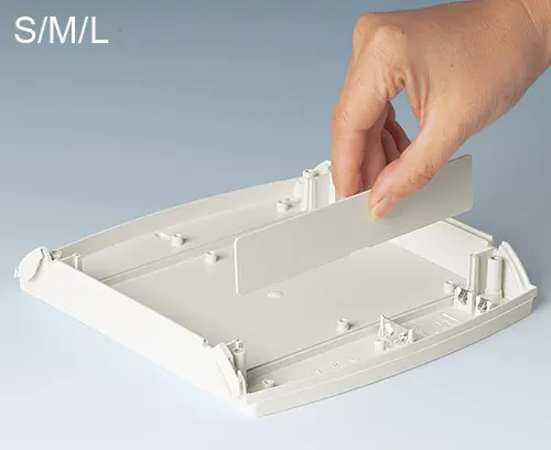 Plaques enfichables pour délimiter la partie électronique (accessoires S, M, L)