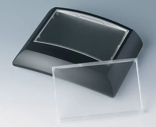 Taille L avec obturateur d‘afficheur, translucide 