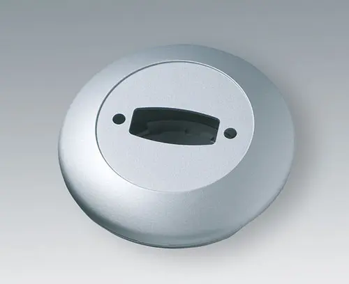 Partie inférieure et supérieure peintes en argenté