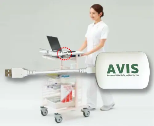 Récepteur pour la transmission de données au dossier médical électronique