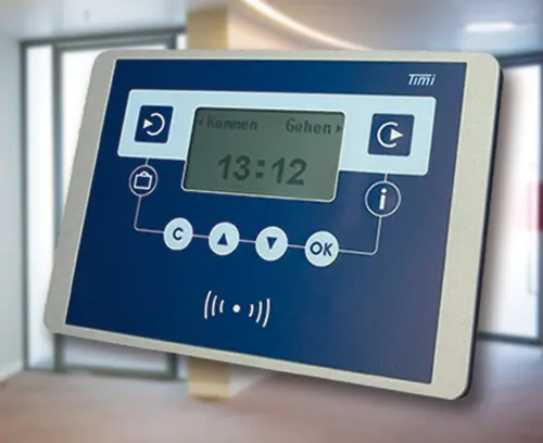 Terminal de pointage horaire des salariés